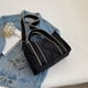 thumbnail image 5 of Bolsos de mano de moda Bolso de mensajero de otoño invierno acolchado acolchado de algodón (negro), 5 of 8