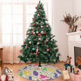 thumbnail image 7 of Yiaed Colorful Poodle Dog Print Christmas Tree Skirt , Tree SkirtsTree Mat for Christmas Winter Holiday Indoor Decorations-30", 7 of 7