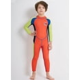 thumbnail image 4 of Kids Boys Girls 2.5mm Neoprene Wetsuit Thermal One Piece Swimsuit UV Protection Rash Guard, 4 of 14