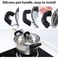 thumbnail image 3 of 2 Pairs Kitchen Finger Protector Cooking Pot Holders Pot Grip Finger Heat Resistant Silicone Protects Finger Grip Pot Grip For Stoves Griddles Oven Wo, 3 of 5