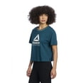 thumbnail image 4 of Reebok Women's Cropped Graphic Tee with Side Slits, Sizes XS-XXXL, 4 of 6