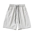 thumbnail image 1 of pstuiky Pantalones cortos deportivos para hombre, Pantalones cortos de verano para hombre, informales y cómodos, con bolsillo y cintura elástica y cordón ajustable. Pantalones cortos de baloncesto, 1 of 3