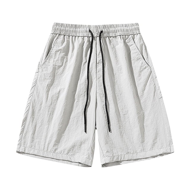 Japceit Elastic Waist Shorts for Mens Shorts Elastic Waist Mens Summer Casual And Comfortable Drawstring Pocket Elastic Waist Shorts Mens Elastic Waist Shorts