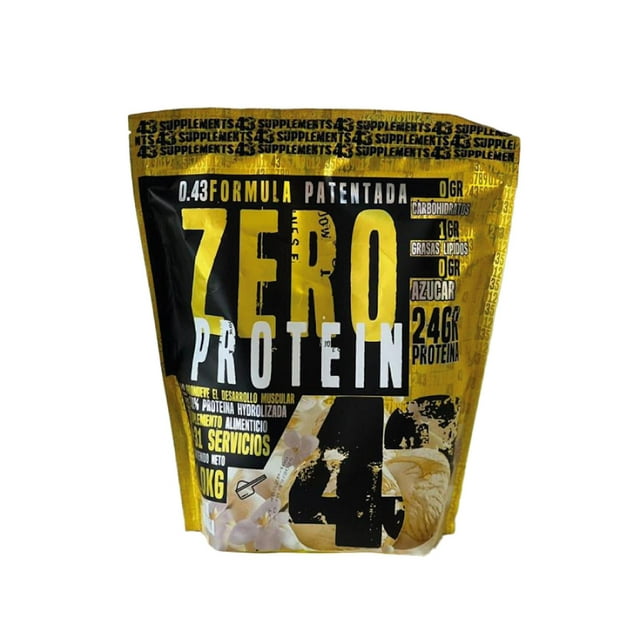 Proteína Hidrolizada Zero Carbohidratos 43 Supplements 1KG multicolor Unitalla