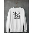thumbnail image 3 of Free Broom Rides. Sweatshirt Women -Image by Shutterstock, Female Small, 3 of 4