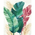 thumbnail image 2 of June, Dina 26x32 White Modern Wood Framed Museum Art Print Titled - The Tropics II, 2 of 4
