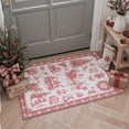 thumbnail image 5 of KUETH 2'x7' Christmas Machine Washable Runner Rug, Non-Slip Rugs for Kitchen, Hallway, Corridor and Entryway, Beige, 5 of 7