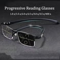 thumbnail image 2 of Sherum Intellireaders, Sherum Intelligent Reading Glasses for Men, Progressive Far and Near Dual-Use Reading Glasses (2.5 x,3 Colors), 2 of 8