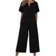 thumbnail image 1 of Camisas de Manga Larga para las Mujeres Suelto Ajuste Sólido Botón Liso Arriba con el Conjunto de Pantalones de Bolsillo, Camisa de Manga Larga Liso Mujer Lino Sentir, 1 of 6