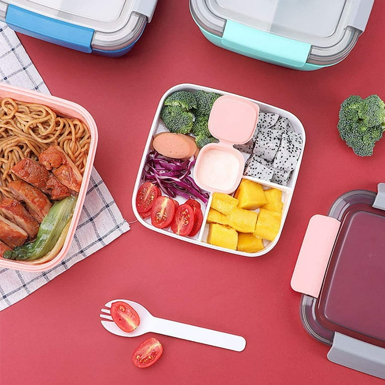 Lunch Box Leak-Proof Bento Box Salad Container With Dressing
