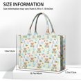 thumbnail image 3 of Large Capacity Tote Bag,Colorful Highland Cow Bathtub Pattern Handbag Fashion Luxury Tote Bag,15.7"x13"x 5.1" Inches,Laptop Compatible, 3 of 6