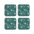 thumbnail image 2 of Balery 4 Pcs Lephants In The Jungleleather Coasters Set, Drink Table Cup Coasters For Living Room Kitchen Coffee Decor, 2 of 9