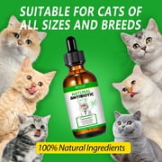 Oimmal Natural Antibiotics for Cats Liquid, Help with Anti Inflammatory & Bacterial &Viral & Fungal, Dietary Supplement for Cat - 2 fl oz(60 ml) - Chicken Flavor