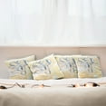 thumbnail image 3 of Ambesonne Animal Throw Pillow Cover 4 Pack, Exotic Wildlife Savannah, 20", Cream and Grey, 3 of 6