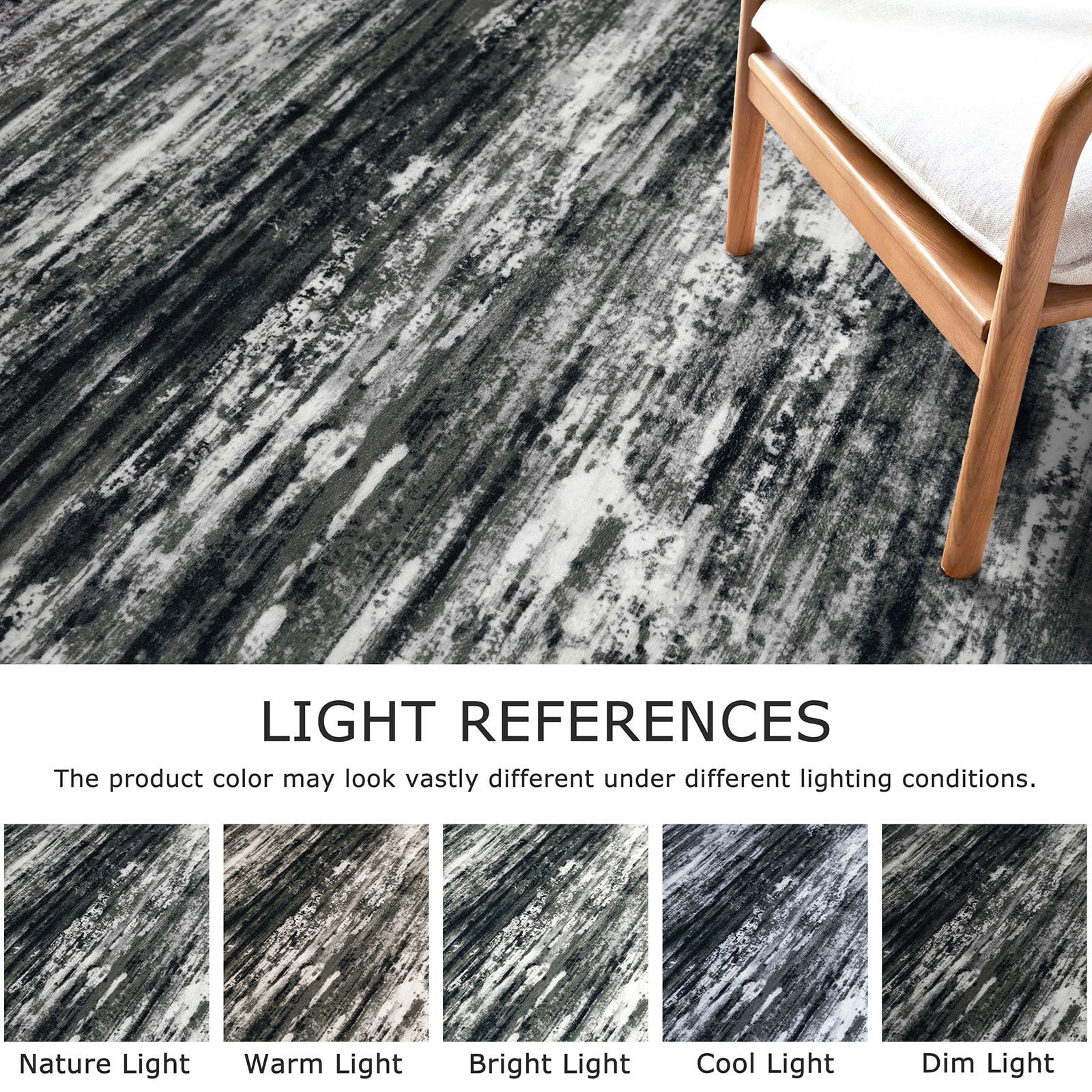 iOhouze Hallway Runner Rug 2x5 Washable Rug Runners Non Slip Kitchen Runner Rug Soft Print Distressed Carpet Runner for Entryway Bedroom Kitchen Laundry Room, Black White Grey Green