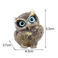 thumbnail image 3 of JHGoosa Home Decoration Natural Crystal Gravel Epoxy Owl Desktop Ornament Decorative Ornament Natural Mixed Quartz Crystal Stone Rock Gravel, 3 of 9