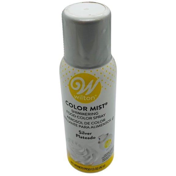 710-5521, Wilton 1.5 Oz Silver Color Mist Shimmering Food Color Spray