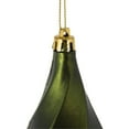 thumbnail image 3 of Vickerman Plastic Swirl Finial Ornaments in Matte Moss Green (Set of 6), 3 of 3
