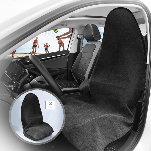 Funda de asiento de coche ZIMABLUE, universal, impermeable, 75 x 142 cm