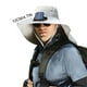 thumbnail image 3 of Xihbxyly Sombrero con Ventilador Solar, Ala Ancha, Protección Solar, Carga Usb y Solar, Malla Transpirable, Ideal para Senderismo y Pesca Al Aire Libre, Ideal para El Verano, Ajustable de 56 a 60 Cm,, 3 of 4