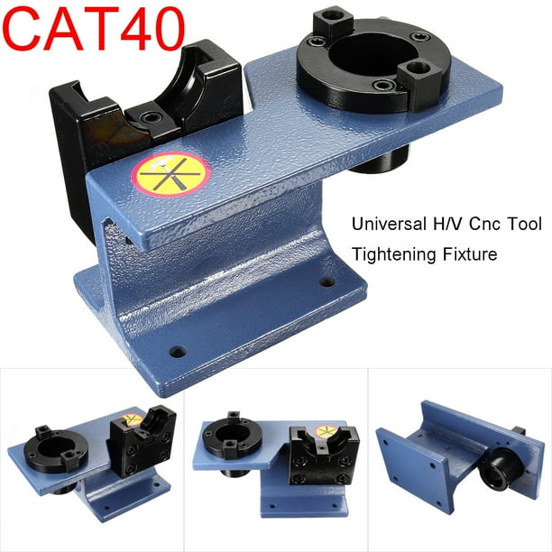 Cat40 Tool Holder Lock Tool Holder Light Weight Aluminum Cat 40 Universal H V Cnc Tool Holder Tightening Fixture Walmart Com Walmart Com