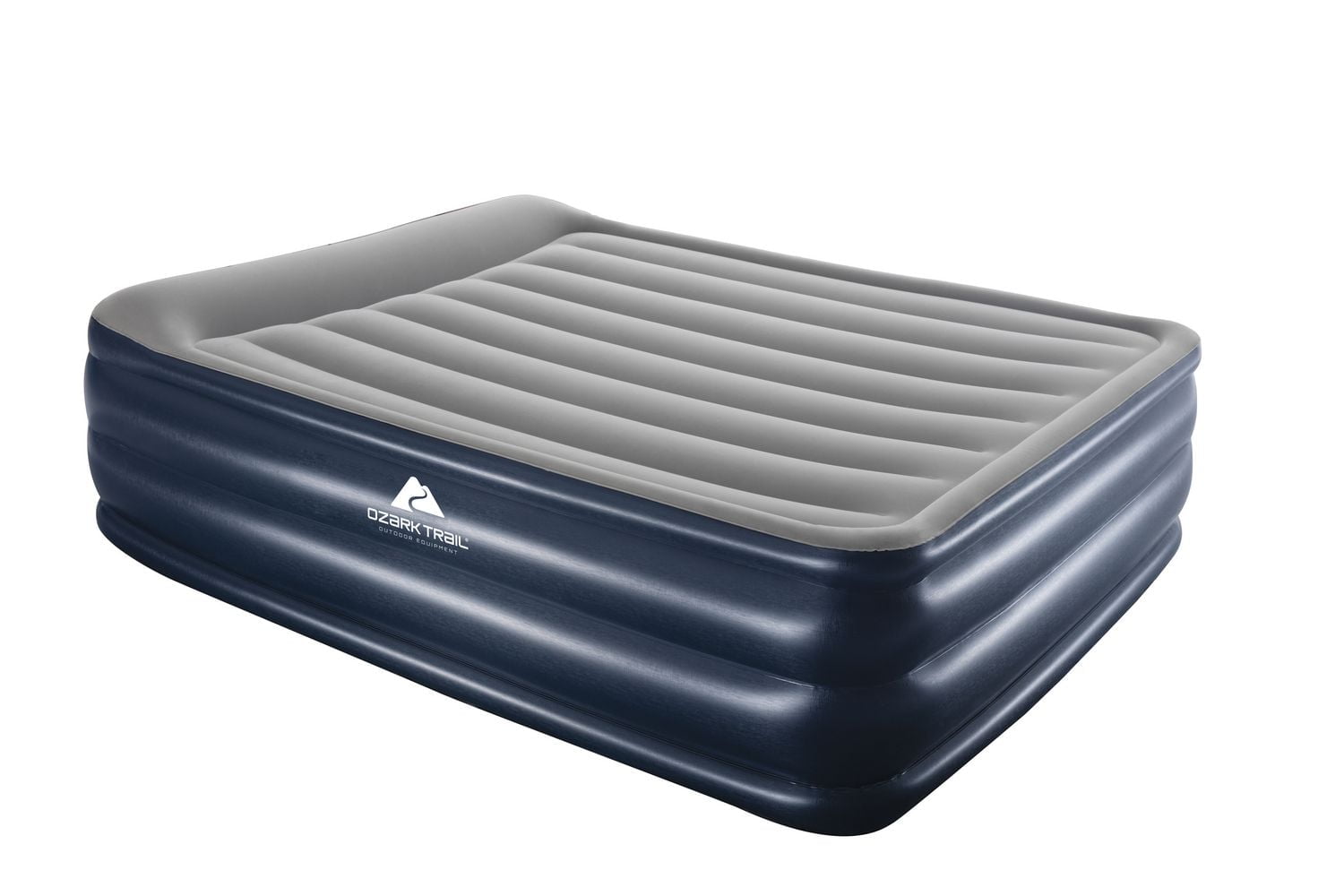 Ozark Trail Flocked Queen Airbed with Built-In Pump