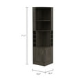 thumbnail image 5 of Isabelle 8-Bottle 2-Shelf Bar Cabinet - Dark Walnut, 5 of 7