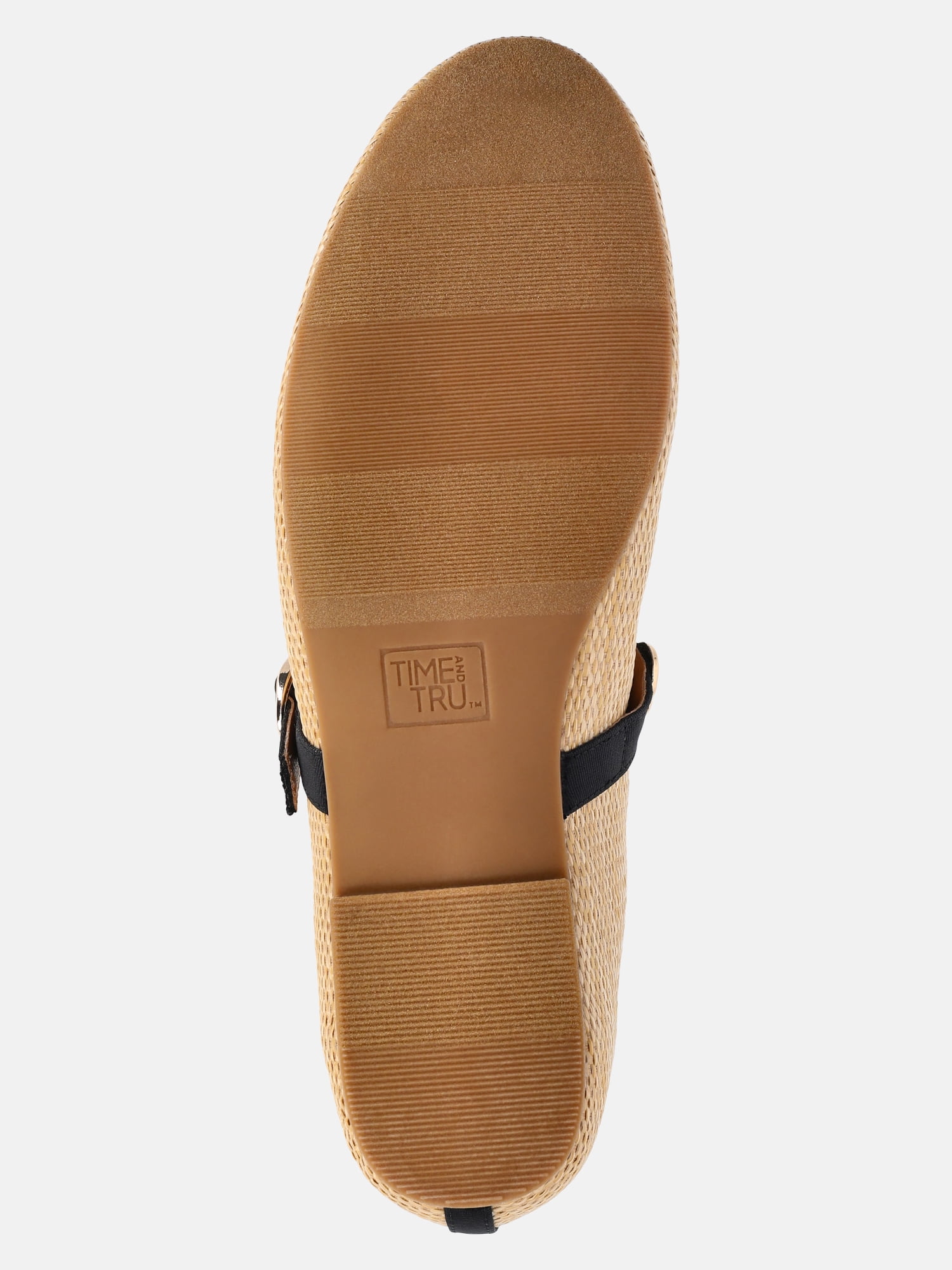 Time and Tru Women's Mary Jane Flats with Charm Strap