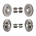 thumbnail image 1 of Transit Auto Front Rear Disc Brake Rotors and Ceramic Pads Kit (6Pc) for Car 2021-2022 BMW 228i Gran Coupe with Blue Painted Calipers K8T-105812, 1 of 11