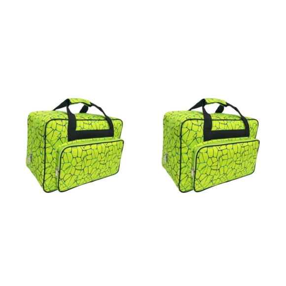 Máquina de coser Injueey portátil resistente a desgarros unisex para coser Oxford almacenamiento artesanal Verde 2Conjunto