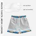 thumbnail image 4 of Boys Swim Trunks Beach Board Shorts Quick Dry Toddler Swimsuit Bathing Suits with Mesh Lining, 4 of 6