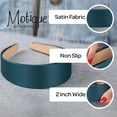 thumbnail image 5 of Motique Accessories Girls 2 inch Satin Headband - Grey, 5 of 5