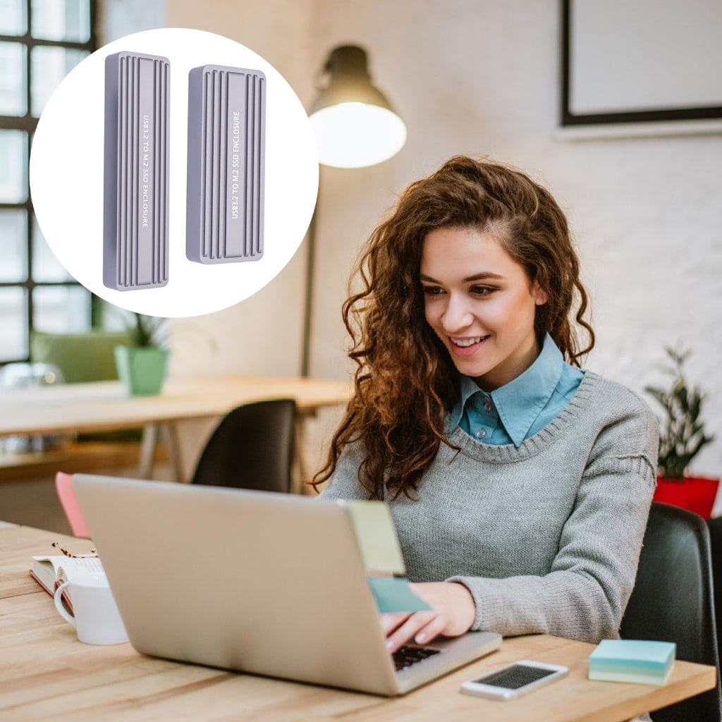 Zeiwohndc High Performances NVMe to USB C 3.2 GEN2X2 Enclosure for M Key/B+M Key SSDs