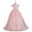 Pink, variant on XBASW Baby Kids Girls Pageant Dress Lace Embroidery Princess Dress Toddler Flower Girl Wedding Birthday Party Gown for 4-14 Years