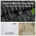 thumbnail image 4 of decorUhome Washable Pet Friendly Sofa Cover, Non-Slip Anti-Scratch Furniture Protector, Decorative Slipcover for Home (Dark Grey, 27.6" x 27.6"), 4 of 11