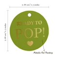 thumbnail image 6 of Inkdotpot Pack Of 100 Ready To Pop Baby Shower Favor Paper Tags Craft Real Gold Foil Hang Tags, 6 of 7