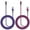 Pink+Purple, variant on Compatible for iPhone Charger Cable, 2 Pack Fast USB Charging Cable 6FT, Nylon Braided Heavy Duty High Speed Data Sync Charger Cable Compatible for iPhone, Blue+Pink