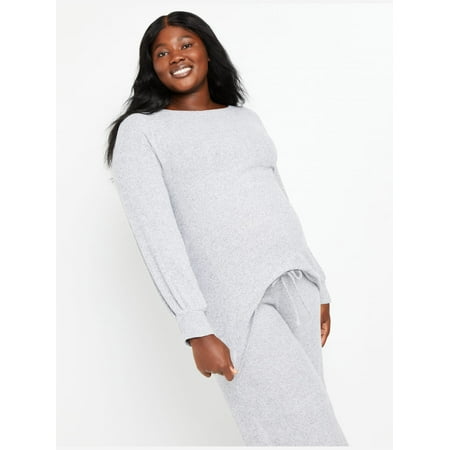 

Motherhood Maternity Sustainable Balloon Sleeve Maternity Top