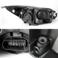 thumbnail image 2 of AKKON - For Ford Focus Black Bezel Euro Spac Plug N Play Daylight LED Strip Projector Headlights Replacement, 2 of 5