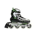 thumbnail image 4 of Roller Skates for Women Kids Men Girl Boys Inline Blades ABEC 7 Derby Adults Rollerskates Outdoor Light Fitness Durable Reinforce Frame Ankle Support Blade Rollerskate 43 Blue Size (Green, 8 Women), 4 of 13