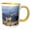 Yellow/White, variant on 3drose, Pronghorn Antelope Buck, Electric Peak, 11oz Magic Transforming Mug