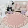 thumbnail image 4 of GUOOL ABC Baby Rug Alphabet Mat Soft Non-Slip for Kids Room pink 160cm, 4 of 9