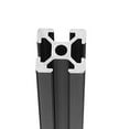 thumbnail image 2 of Applicable To 3D Printers And CNC Order Notes: Cut 200mm European Standard 2020 T-Slot Aluminum  Black, 2 of 8