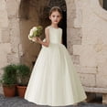 thumbnail image 4 of Robe de Fête de Noël pour Filles Sans Manches à Col Rond en Maille Robe Décontractée pour Filles 1 Pce, 4 of 6