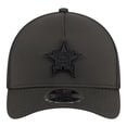 thumbnail image 2 of Men's New Era  Black Houston Astros Badged M-Crown A-Frame 9FORTY Trucker Adjustable Hat, 2 of 7