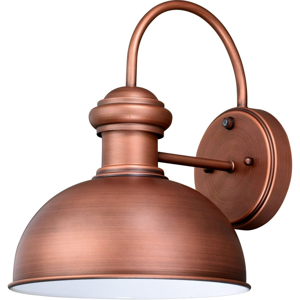 Wall Sconces 1 Light Fixtures With Brushed Copper Finish Steel Material