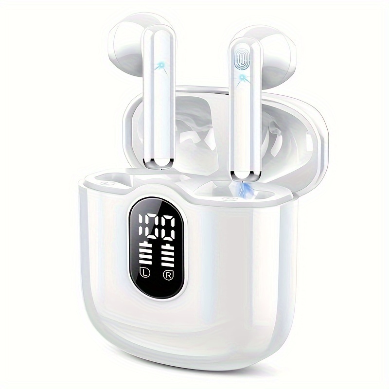 General Wireless Headphones, Athletic Earbuds Featuring a Microphone, In-Ear Earphones with USB C, High-Fidelity Stereo with LED Battery Indicator