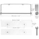 thumbnail image 5 of Abastado Portarrollos de Papel Portarrollos de Cocina Inodoro Baño Acero Inoxidable - Sin Perforaciones, 5 of 7