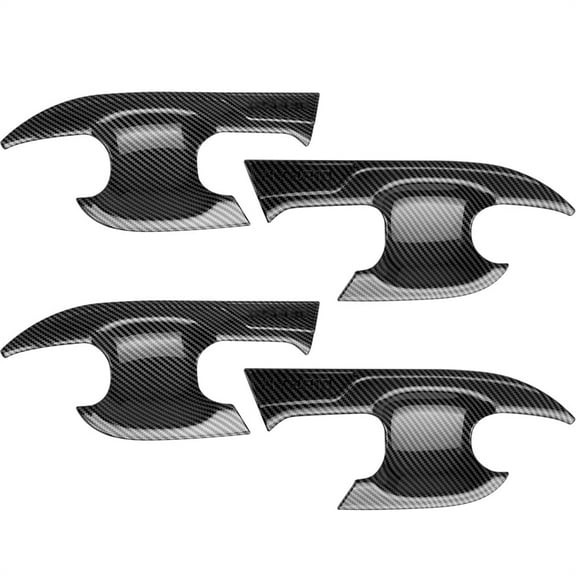From ChinaApplicable to 4pcs Carbon Fiber Car Door Handle Cup Bowl Cover Trim Fit for Toyota Highlander 2020 2021 2022