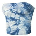 thumbnail image 4 of Tube Tops, Womens Printed Strapless Yoga Exercise Chest Wrap Pullover, 4 of 4